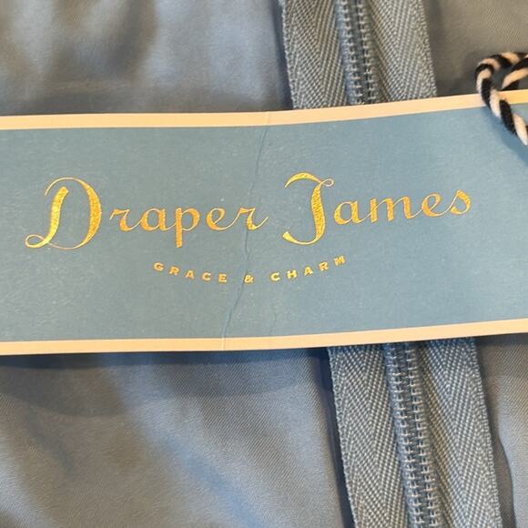 NWT Draper James Collection Blue Lattice A-Line Dress Size 8 - Picture 8 of 11